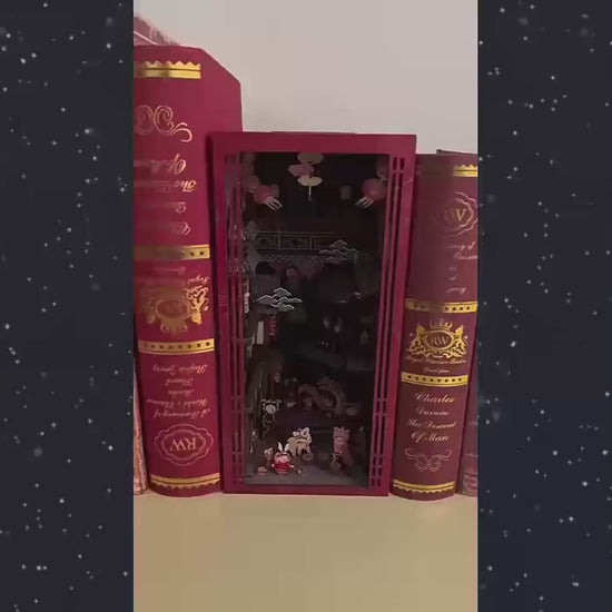 Chinese Style Courtyard DIY Book Nook Kit - Product Video