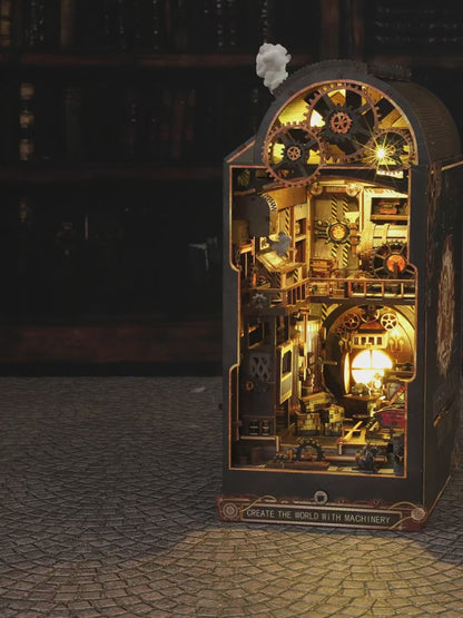 Cutebee Machinery Dreams DIY Book Nook Kit - Product Video