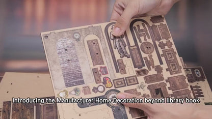 Library of Books DIY Book Nook Kit - Product Video