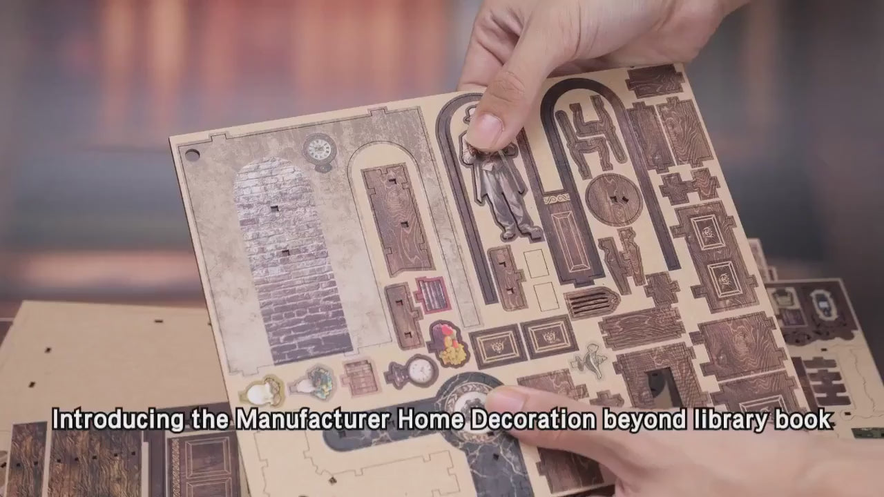 Library of Books DIY Book Nook Kit - Product Video