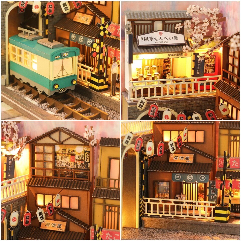 Magical Train orders Station DIY Book Nook Kit