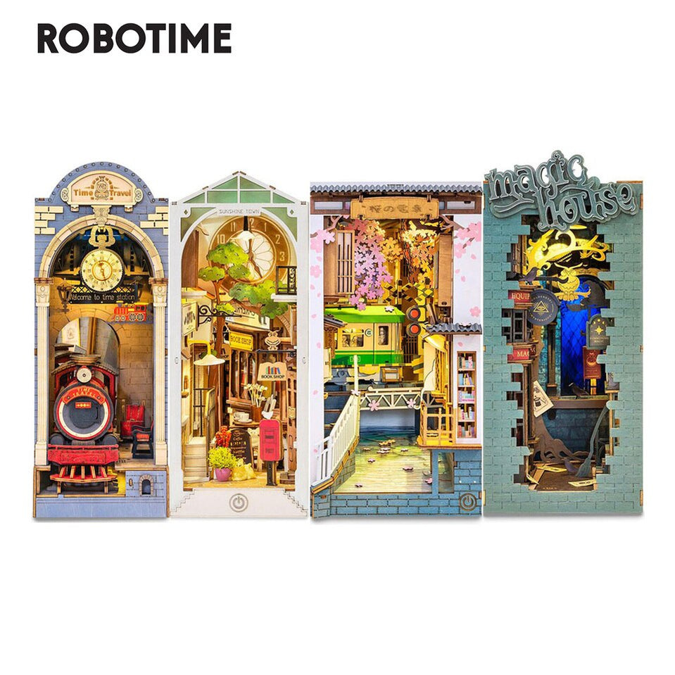 Robotime Rolife Stories in Books DIY Book Nook Kit