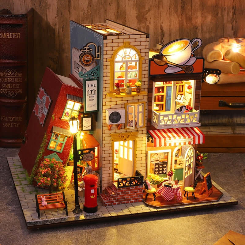 Book Villa ES07 DIY Miniature Dollhouse Kit