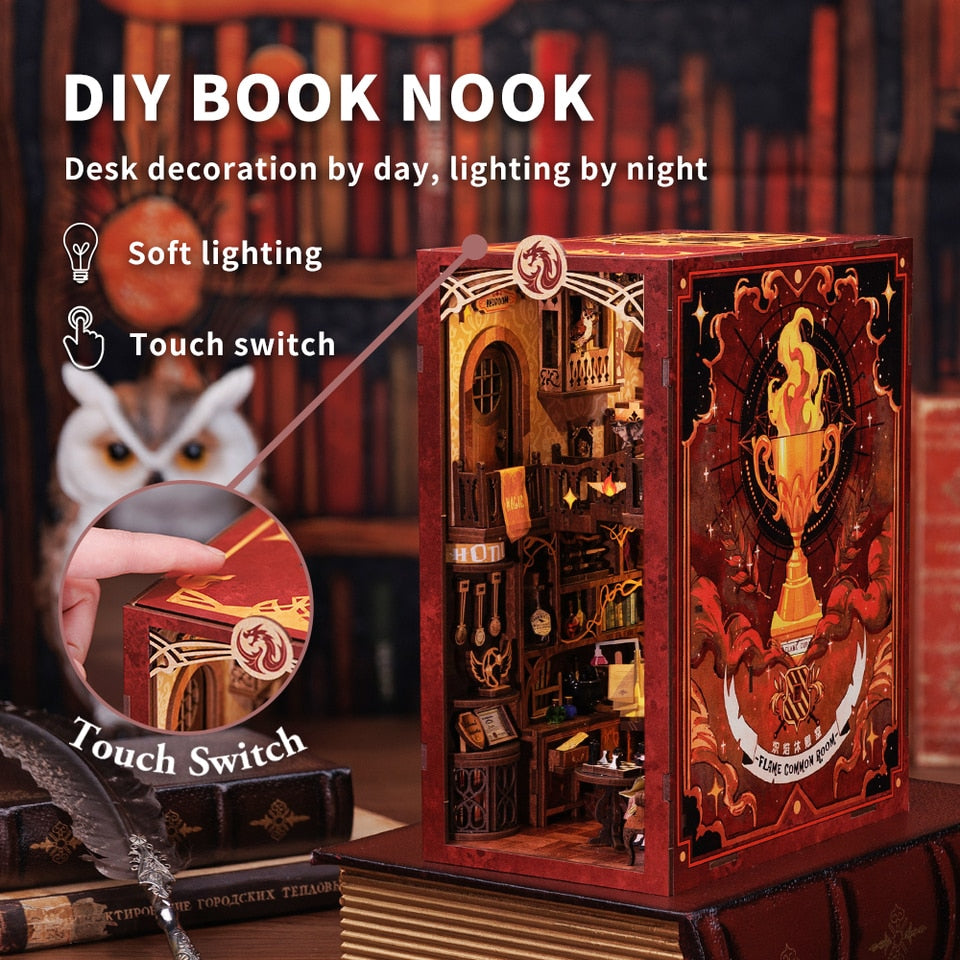 CUTEBEE DIY Book Nook Kit（Rose Detective Agency）